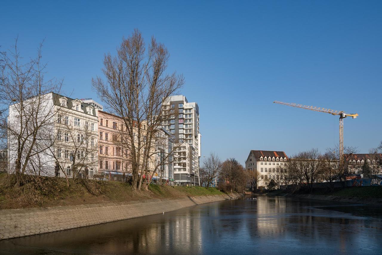 Apartamento Rentplanet - Odra Tower Breslavia Exterior foto
